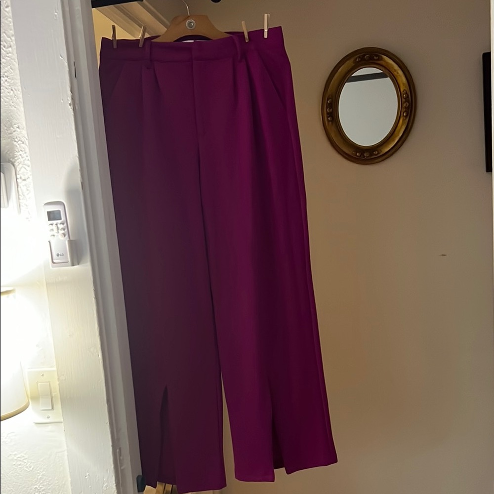 Elegant Purple Women's Pants